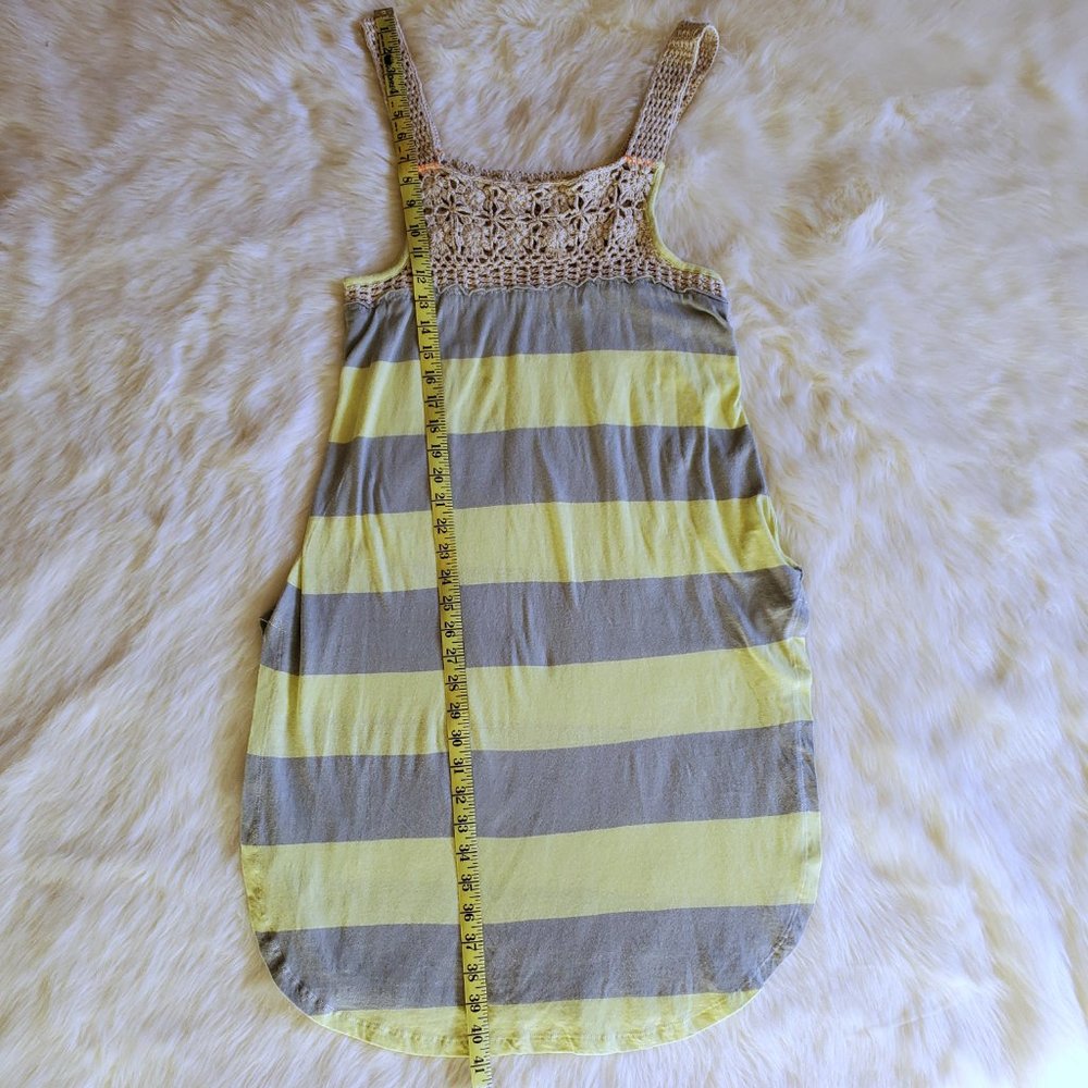 Free People Luca Crochet Stripe Tunic Tank XS NWT - Picture 15 of 15